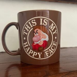 Disney Grumpy 'Happy Face' Mug